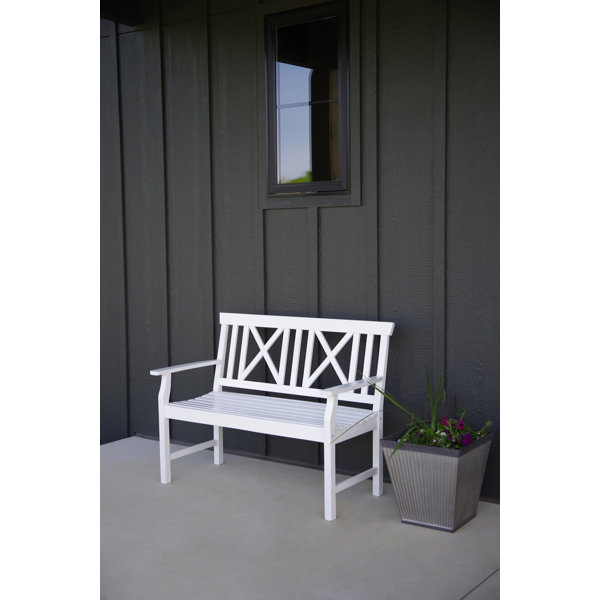 Mahogany discount outdoor bench